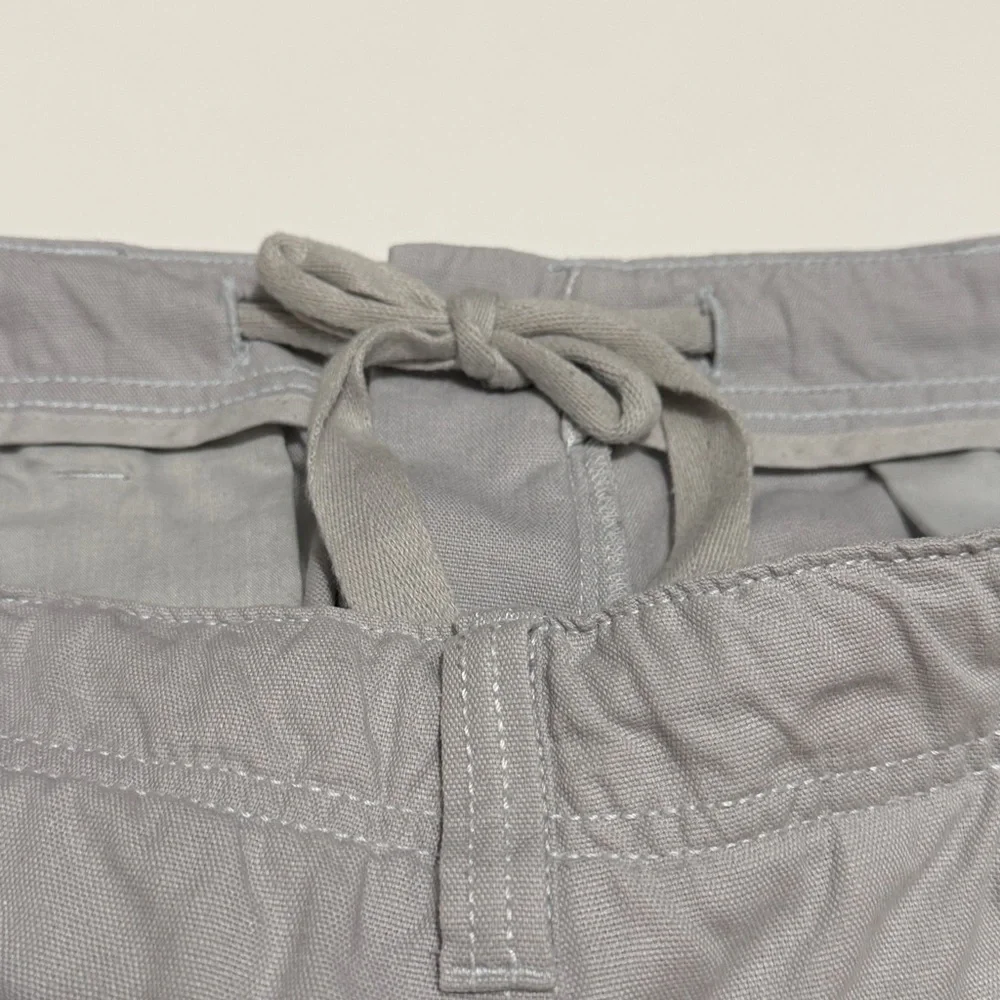 Marc Anthony Men’s Wide Leg Pants Linen/Cotton Sz 36x30 Light Gray